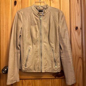Express Faux Leather Jacket, size M